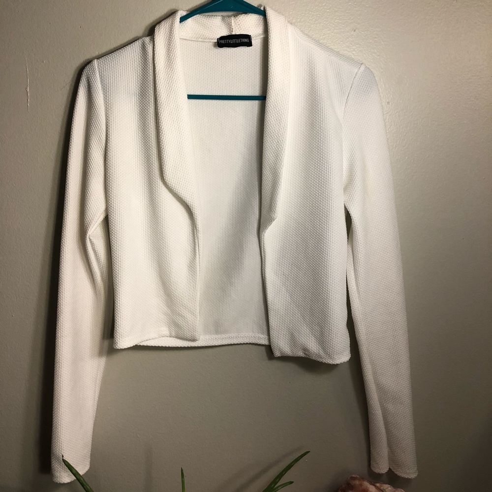 PLT white blazer